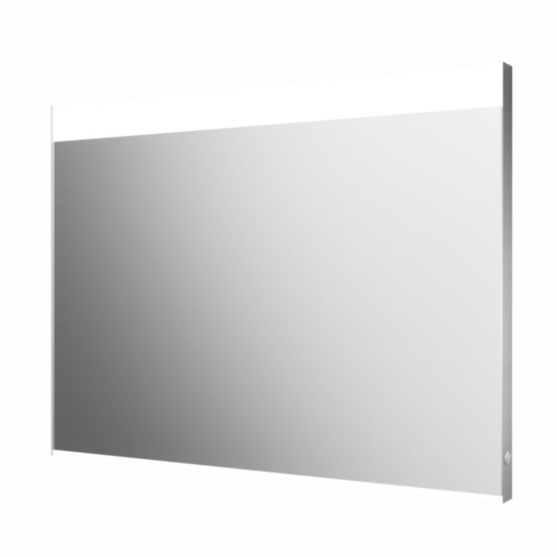 LED-spejl Horisontalt 80x60 cm Sølv | 5903148544151