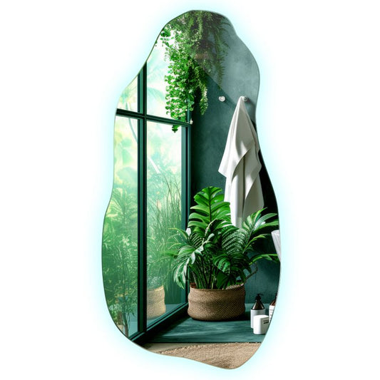 LED-spejl Tulup 40x80 cm Koldt LED Industrielt Premium 1 stk.