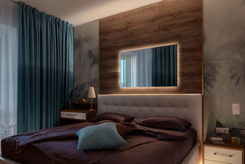 LED-spejl Tulup 50x50 cm varmt lys elegant rektangulært 1 stk.