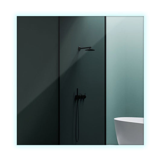 LED-spejl Tulup 50x50 cm Kold Moderne med Baggrundsbelysning 1 stk.