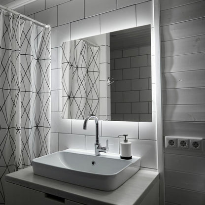 LED-spejl Tulup 60 x 40 cm Neutral til makeuprum – 1 stk.