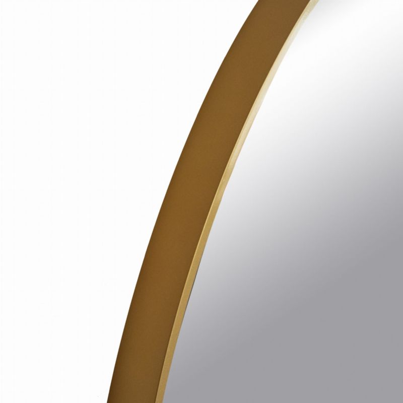 Rundt BD ART træspejl i loftstil 60 cm, guld, 1 stk.