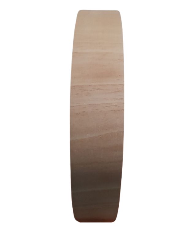 Rundt BD art spejl i skandinavisk træ, 50 cm, naturlig dybde, 1 stk.