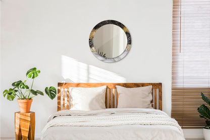 Rundt Tulup Marmur Loft-spejl 60 cm Moderne med glasbund, 1 stk.