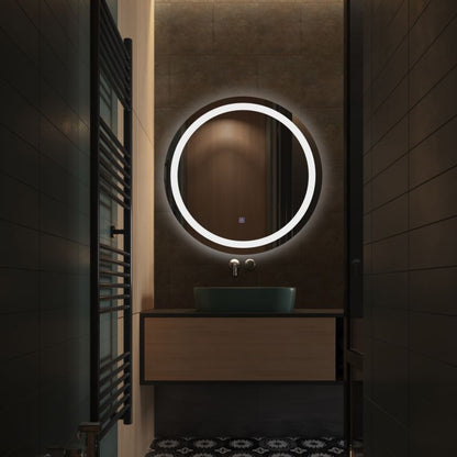 LED Spejl Sun Rund 70 cm
