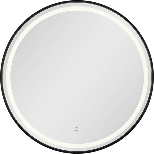 Rundt spejl Dubiel Vitrum Moon 70 cm med LED-belysning