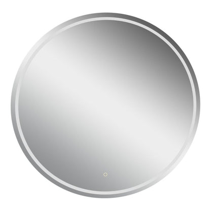 Rundt LED-spejl 80 cm med Dæmpbar Belysning og Anti-Dug Glas