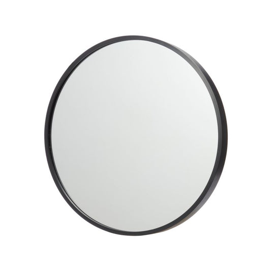 Rundt spejl GoodHome Muhely 40 cm i sort metalramme