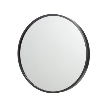 Rundt Spejl 40 cm med Sort Metalramme