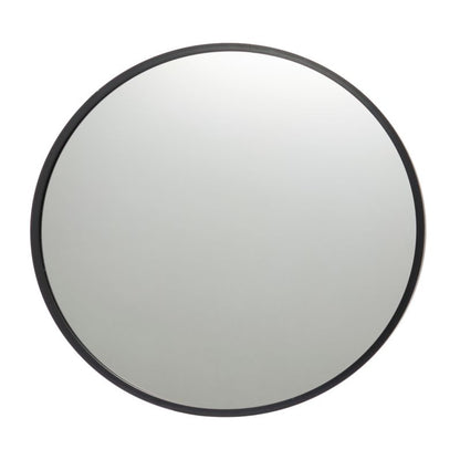 Rundt Spejl 40 cm med Sort Metalramme