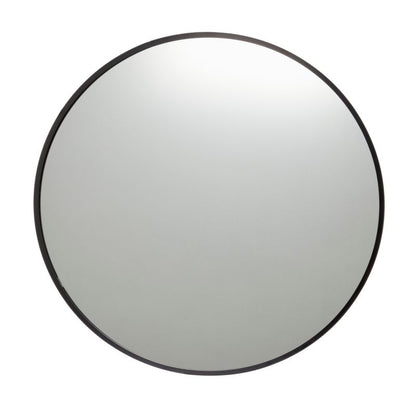 Rundt Spejl Muhely 60 cm Sort Aluminium