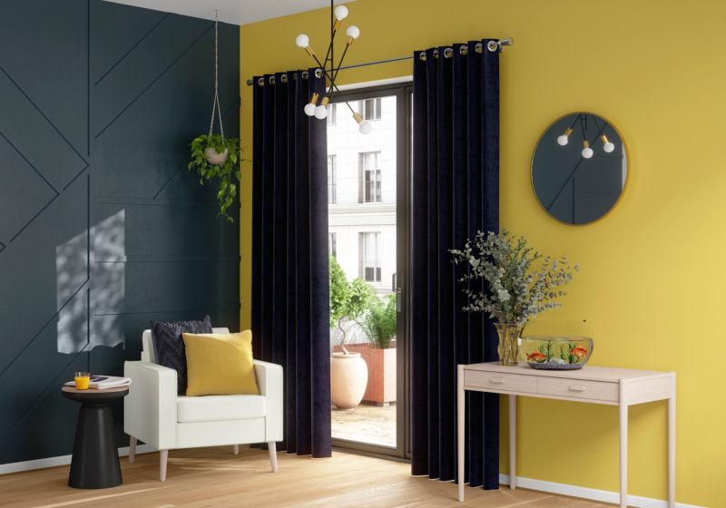 Rundt spejl GoodHome Muhely 60 cm i guldfarvet metalramme