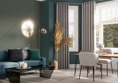 Rundt spejl GoodHome Muhely 60 cm i guldfarvet metalramme