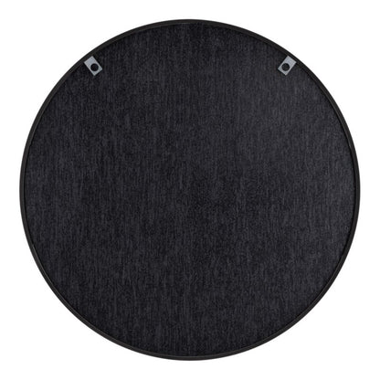 Rundt Spejl Tisa Slim 60 cm Sort Aluminium