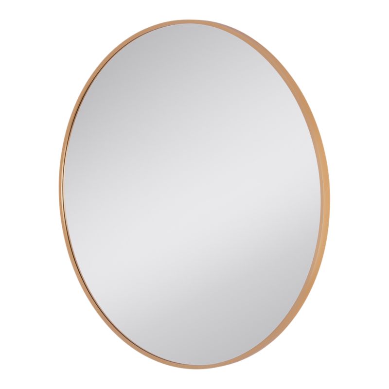 Rundt Spejl Tisa Slim 80 cm Guld Aluminium