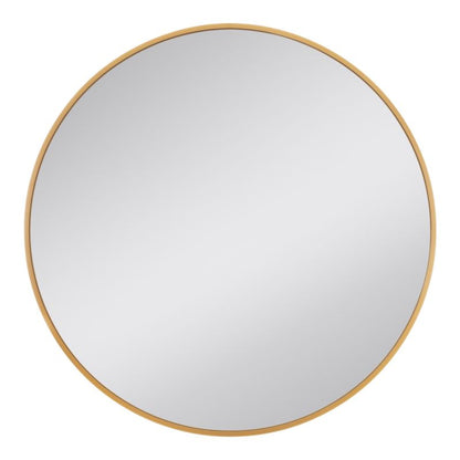 Rundt Spejl Tisa Slim 80 cm Guld Aluminium