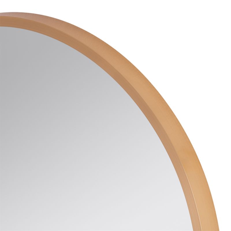 Rundt Spejl Tisa Slim 80 cm Guld Aluminium