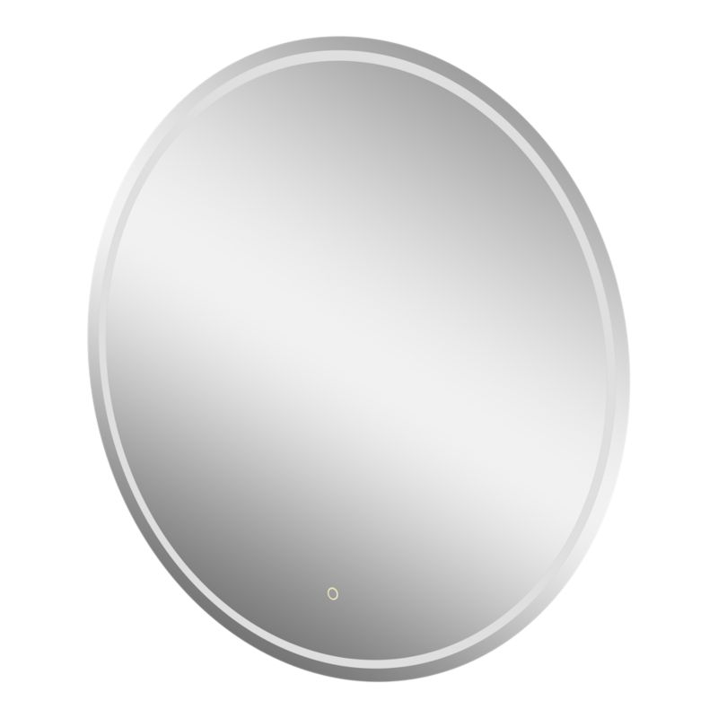 Rundt LED-spejl 60 cm med Dæmpbar Belysning og Antidug Glas
