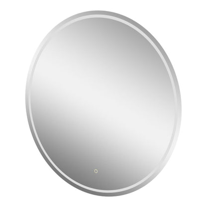 Rundt LED-spejl 60 cm med Dæmpbar Belysning og Antidug Glas