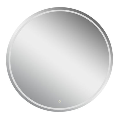 Rundt LED-spejl 60 cm med Dæmpbar Belysning og Antidug Glas