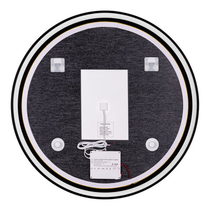 LED-spejl CARDER 80 cm Sort | 5063022029324