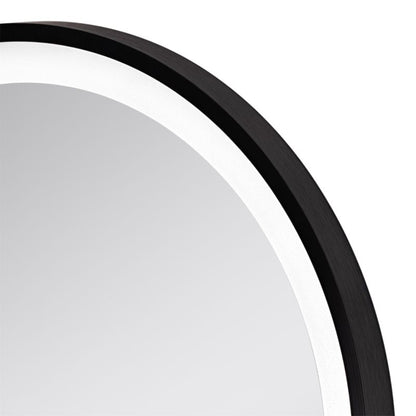 LED Spejl Rund 60 cm Sort | 5063022029317