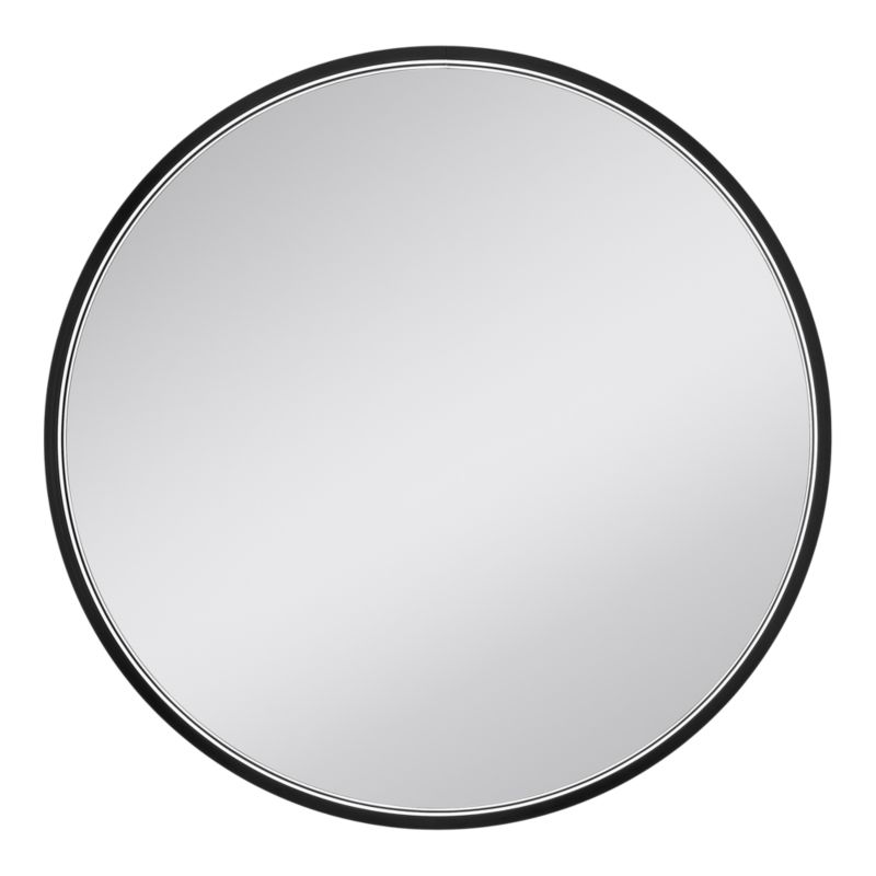 Rundt LED-spejl Tisa Premium 60 cm Sort