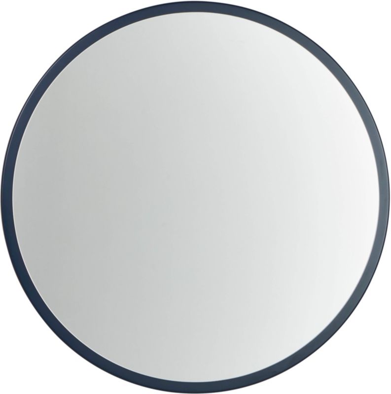 Rundt spejl Mirano Azzura 60 cm mat‑blåt