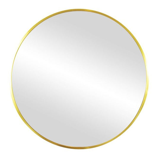 Rundt spejl Sepio 60 cm med gylden blank finish