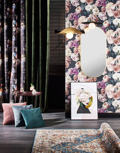 Ovalt spejl Dubiel Vitrum Joy 50 x 100 cm med guldramme