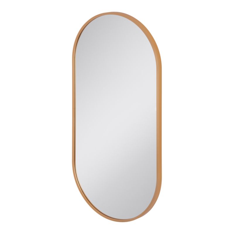 Ovalt spejl Tisa Slim 40 x 80 cm Guld | 5063022703842