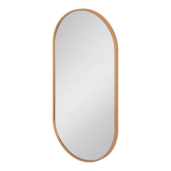 Ovalt spejl Tisa Slim 40 x 80 cm Guld | 5063022703842