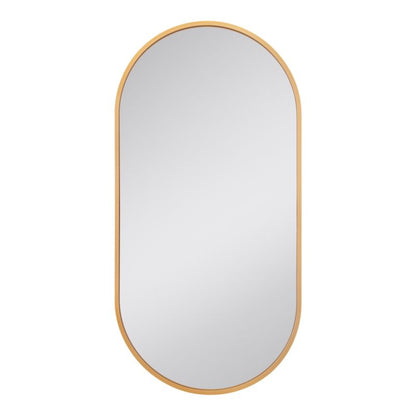 Ovalt spejl Tisa Slim 40 x 80 cm Guld | 5063022703842
