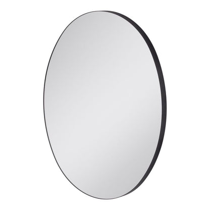 Spejl Tisa Slim Oval 60x74 cm Sort