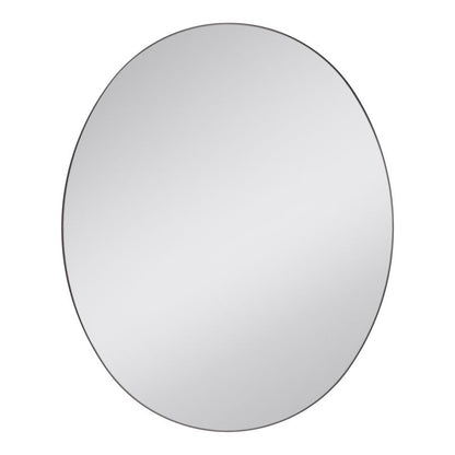 Spejl Tisa Slim Oval 60x74 cm Sort