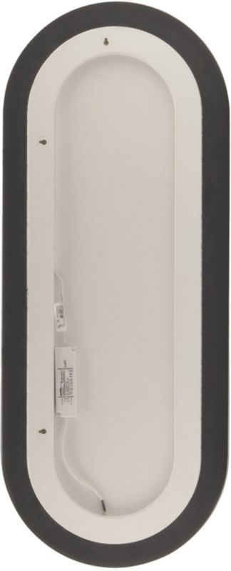 Ovalt spejl Luna 100 x 40 cm med LED-belysning