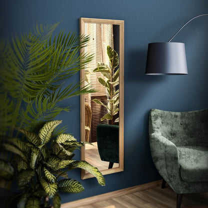 Spejl Paris 47 x 147 cm med egetræsramme