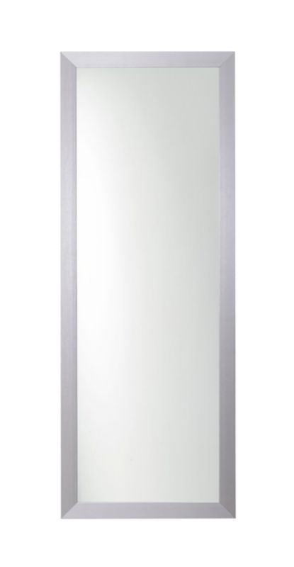 Rektangulært spejl 120 x 45 cm med grå ramme