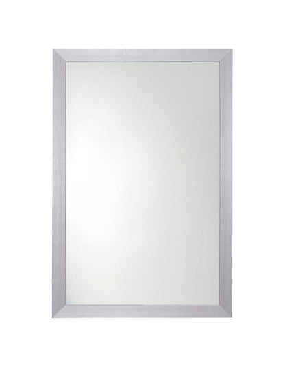 Rektangulært spejl 60 x 40 cm med grå ramme