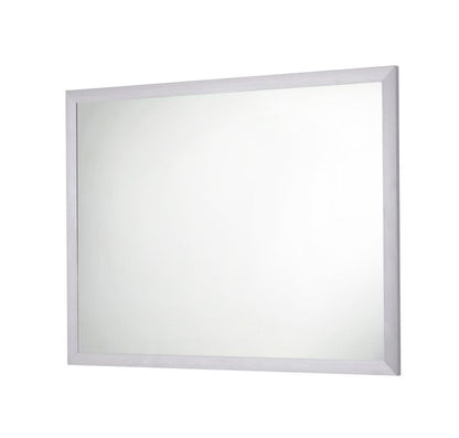 Rektangulært spejl 80 x 60 cm med grå ramme