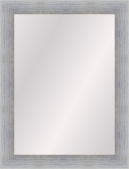 Rektangulært Spejl Alessia 50 x 70 cm Sølvramme