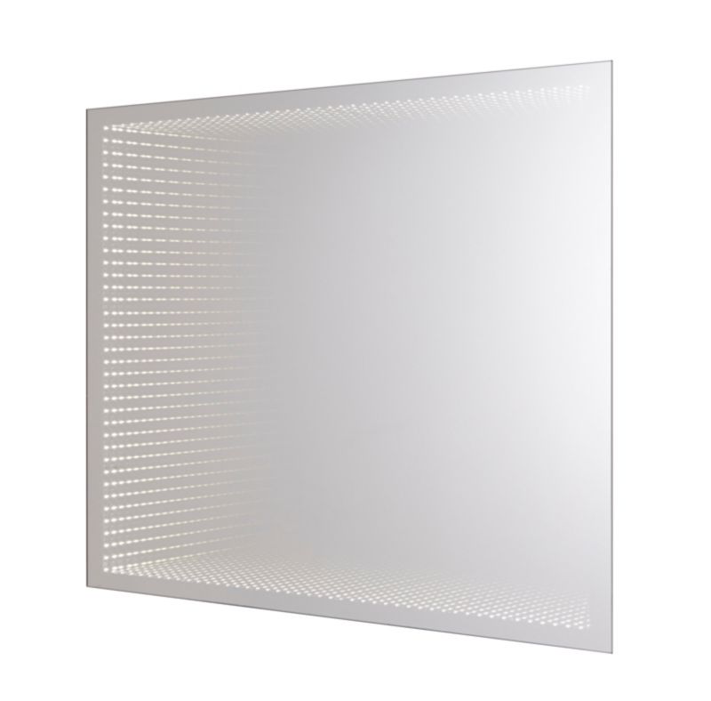 Rektangulært spejl Cooke&Lewis Calshot 3D 65 x 80 cm med LED-belysning