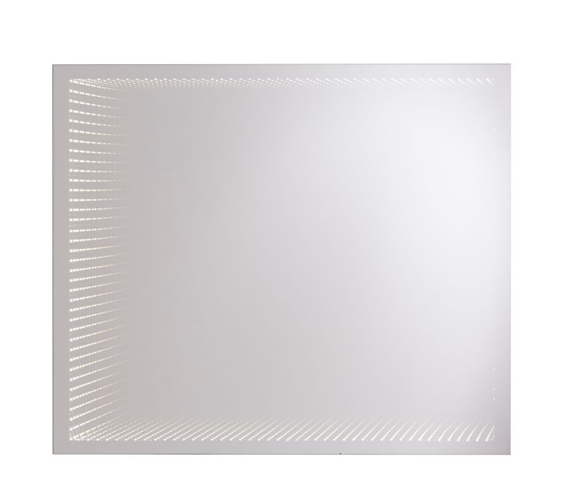 Rektangulært spejl Cooke&Lewis Calshot 3D 65 x 80 cm med LED-belysning