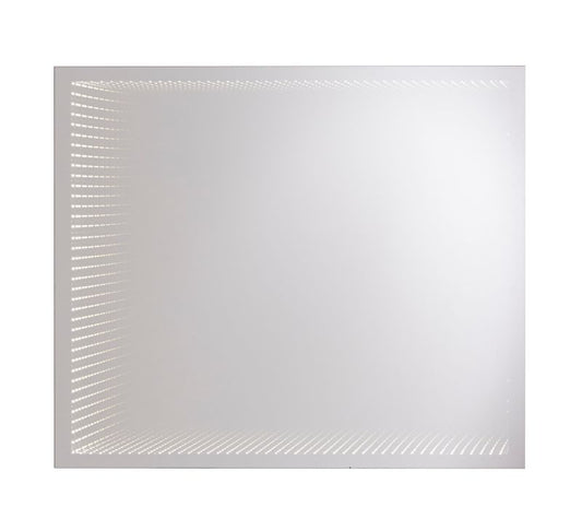 Rektangulært spejl Cooke&Lewis Calshot 3D 65 x 80 cm med LED-belysning