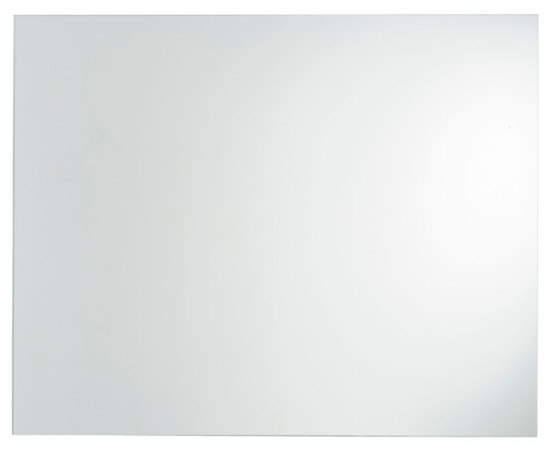 Rektangulært Spejl Dunnet 100 x 80 cm Grå