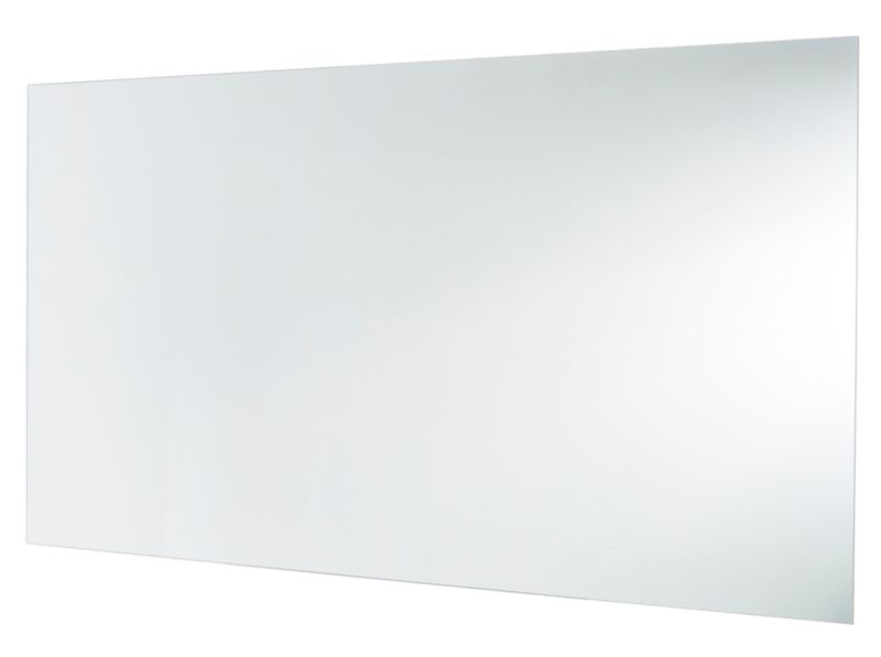 Rektangulært Spejl Dunnet 120 x 60 cm Grå
