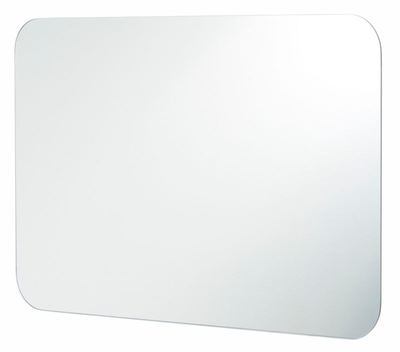 Rektangulært Spejl Elbury 60 x 40 cm Grå
