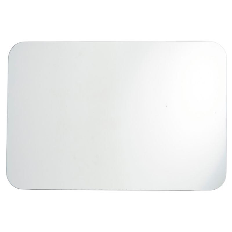 Rektangulært Spejl Elbury 60 x 40 cm Grå