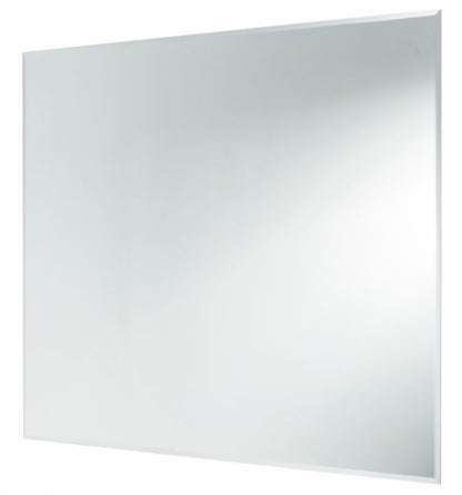 Rektangulært spejl Cooke&Lewis Ferryside 100 x 80 cm med facetslebet kant