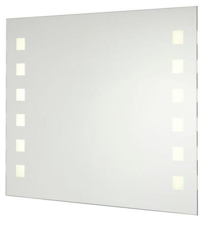 Rektangulært spejl Cooke&Lewis Rozel 60 x 80 cm med LED-belysning